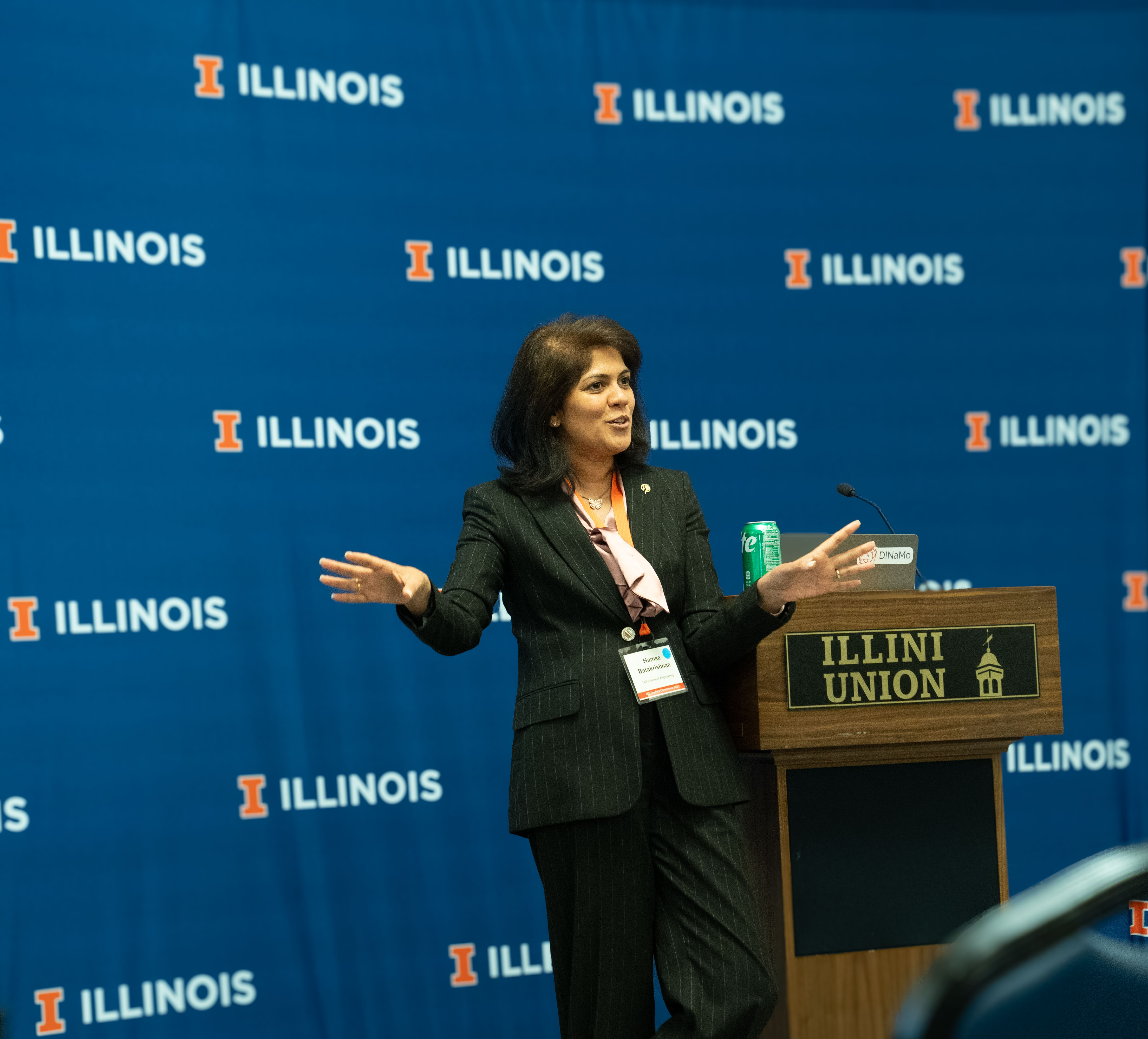 Professor Hamsa Balakrishnan during her presentation - Advanced Air Mobility: Will We Still Need Traffic Management?