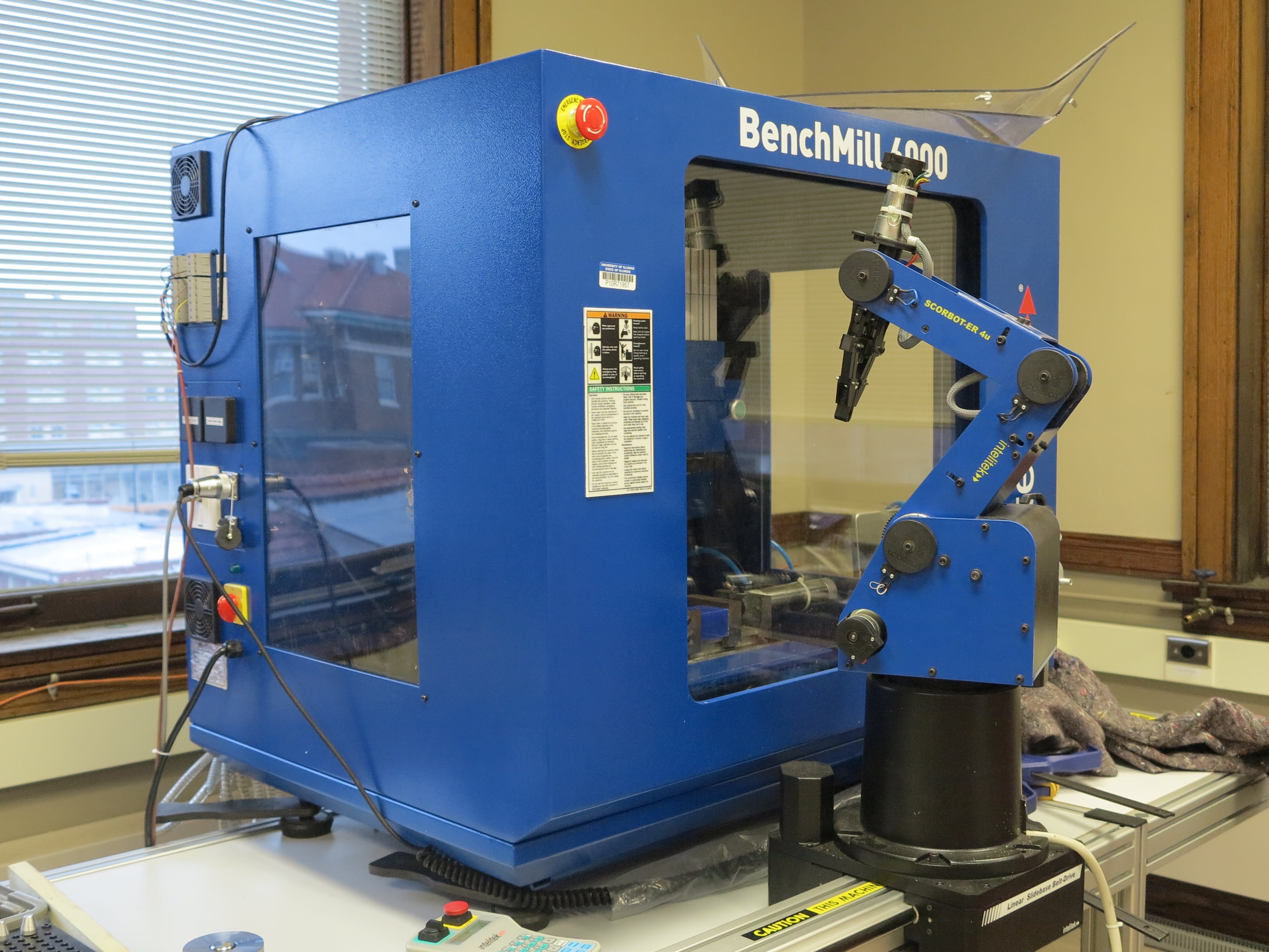 A BenchMill 6000, a CNC machining center, in the Flexible Manufacturing Lab.