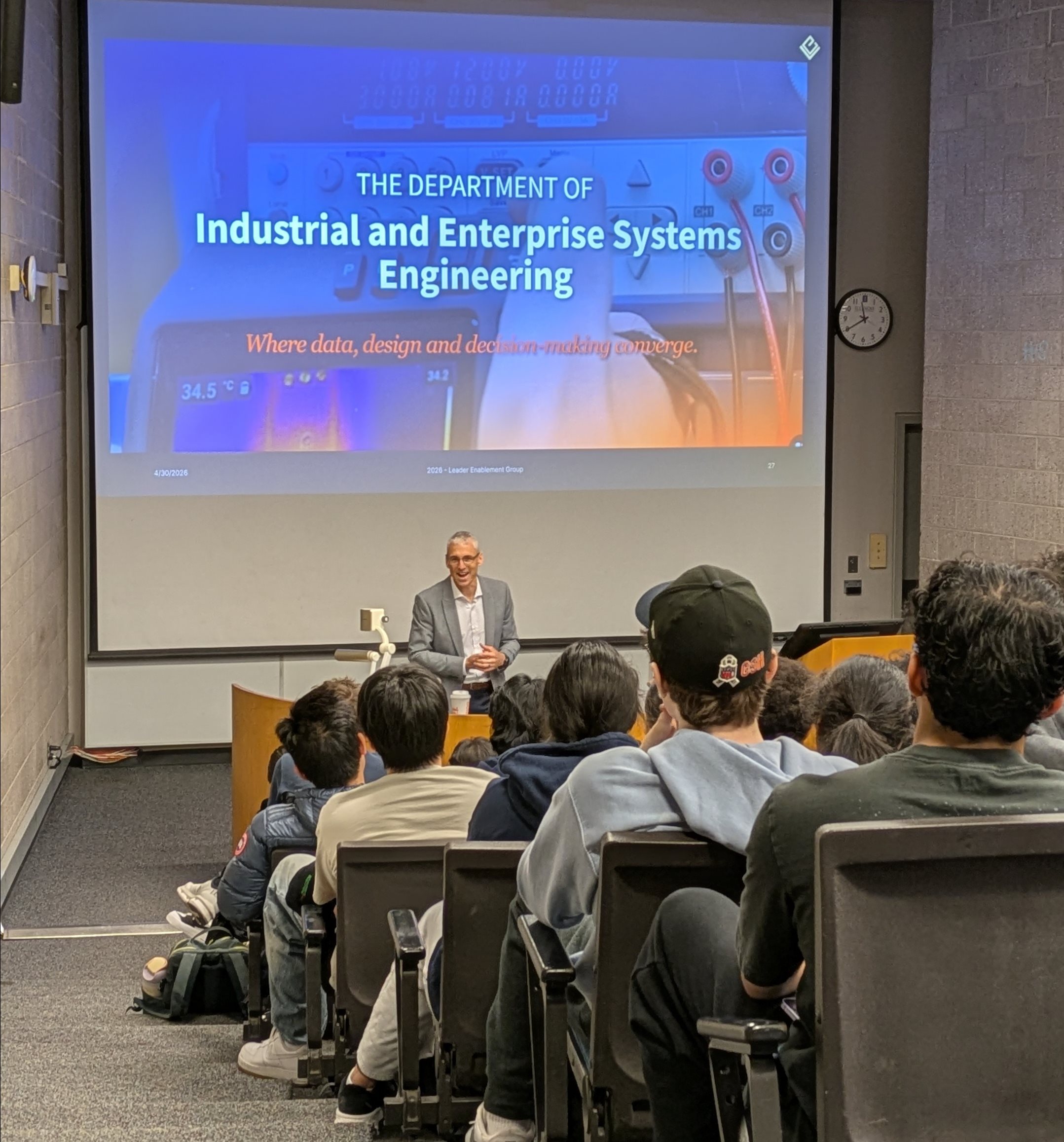 Andy Williams (B.S. Industrial Engineering '94 and M.S. Systems and Entrepreneurial Engineering '05)