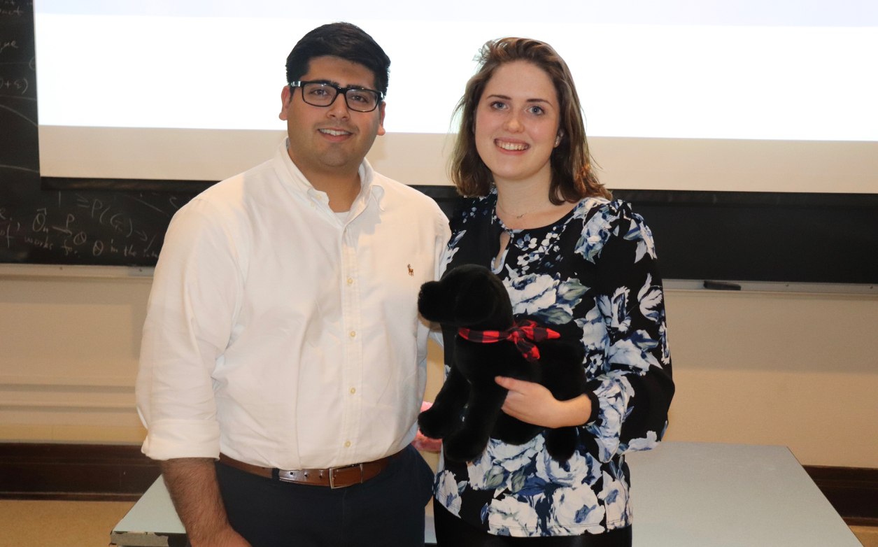 Shaan Bhakta and Fiona Kalensky of Therapalz, Mottier Challenge First Place Winners, 2018