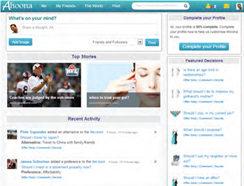 Figure 2: Examples of decisions posted on Ahoona