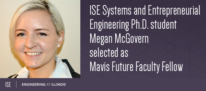 Megan McGovern selected as Mavis Future Faculty Fellow