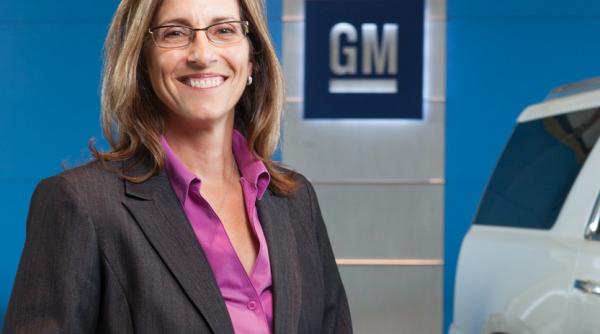 &ldquo;My job is demanding and rewarding, much like one of my favorite pastimes&mdash;golf,&rdquo; says GM executive Mari Kay Scott  (Photo by Tom McKenzie)