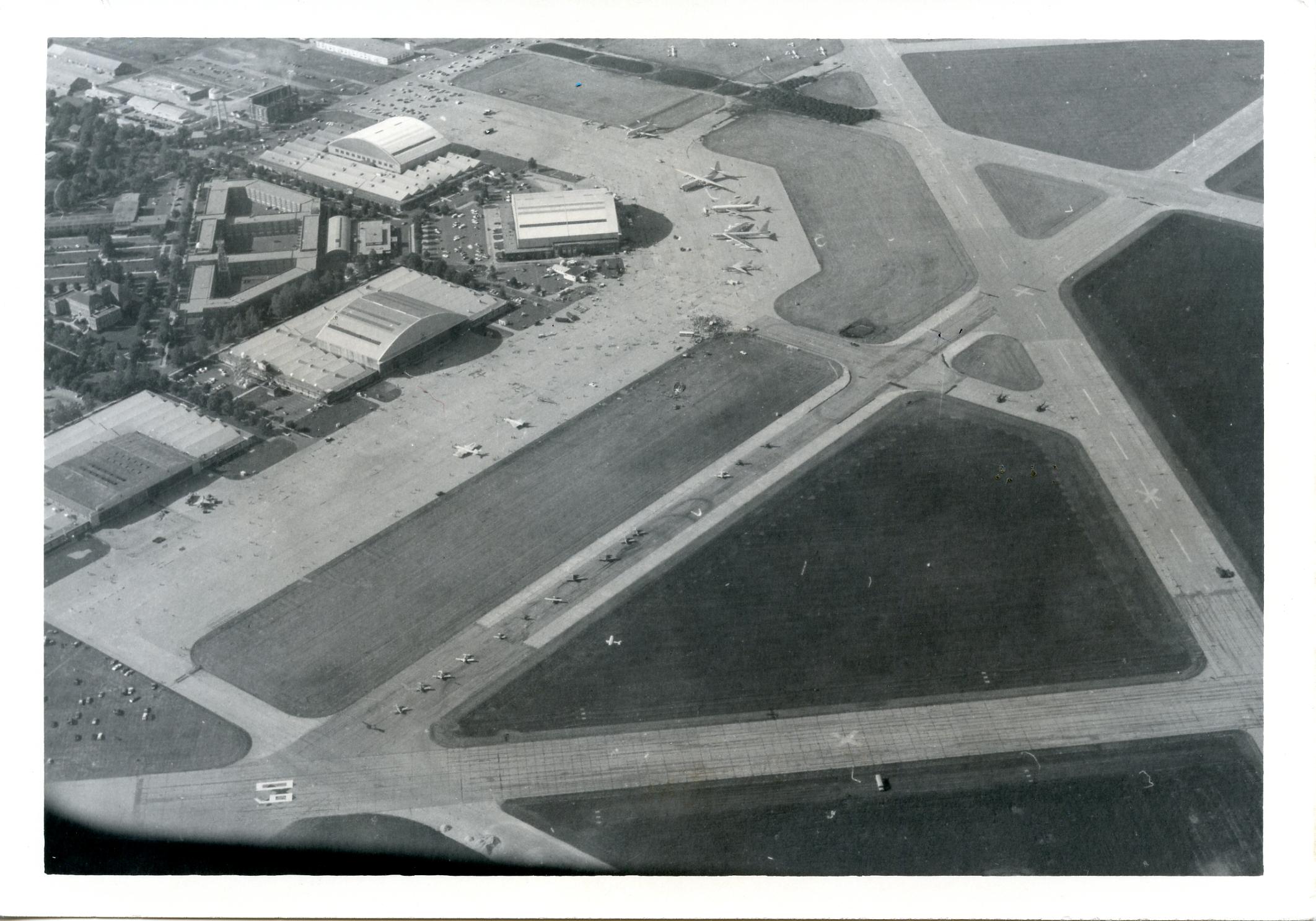 Arial View of Chanute Air Force Base, 1981, courtesy of the Urbana Free Library