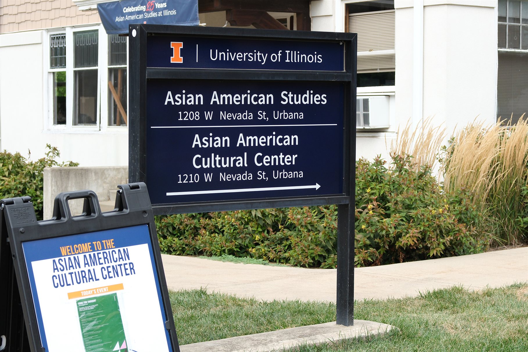 Asian American Cultural Center sign